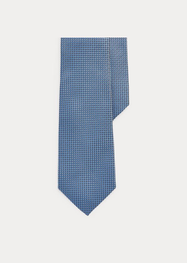 Corbatas Ralph Lauren Hombre Azul Marino / Azules Claro - Patterned Silk - OAXIW1426